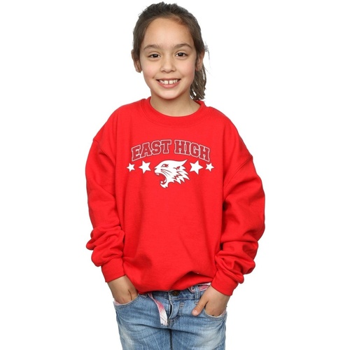 Vêtements Fille Sweats Disney High School Musical The Musical Wildcat Stars Rouge