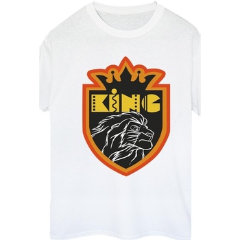 Vêtements Femme T-shirts manches longues Disney The Lion King Blanc