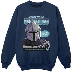 Vêtements Fille Sweats Star Wars The Mandalorian BI38149 Bleu