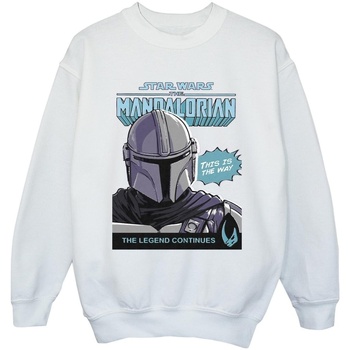 Vêtements Fille Sweats Star Wars The Mandalorian BI38149 Blanc