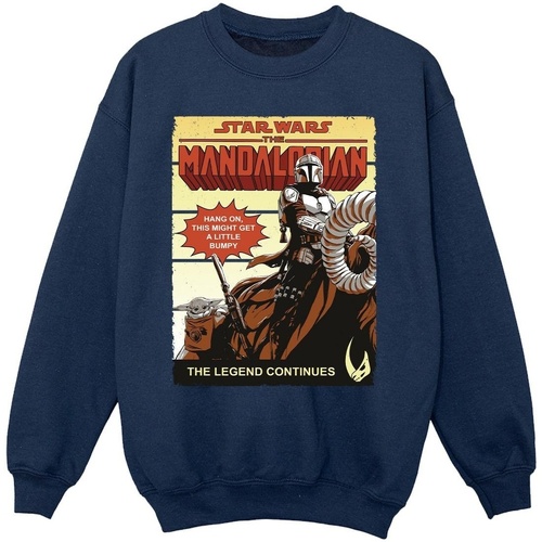 Vêtements Fille Sweats Star Wars The Mandalorian Bumpy Ride Bleu