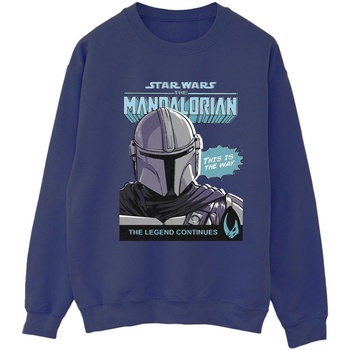 Vêtements Femme Sweats Star Wars The Mandalorian BI39193 Bleu