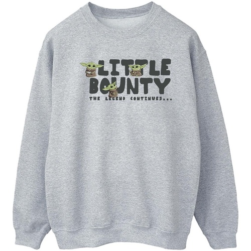 Vêtements Femme Sweats Star Wars The Mandalorian Little Bounty Hunter Gris