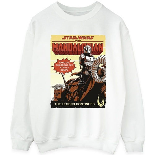 Vêtements Femme Sweats Star Wars The Mandalorian Bumpy Ride Blanc