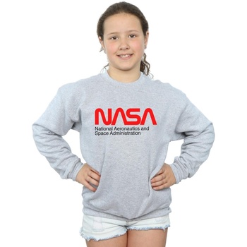 Vêtements Fille Sweats Nasa Aeronautics And Space Gris