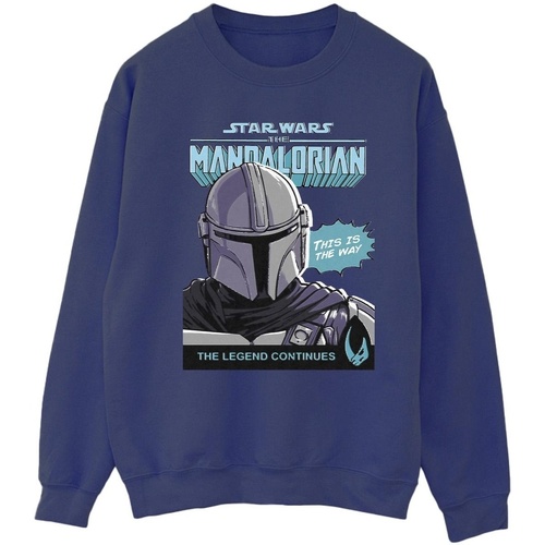 Vêtements Homme Sweats Star Wars The Mandalorian BI46552 Bleu