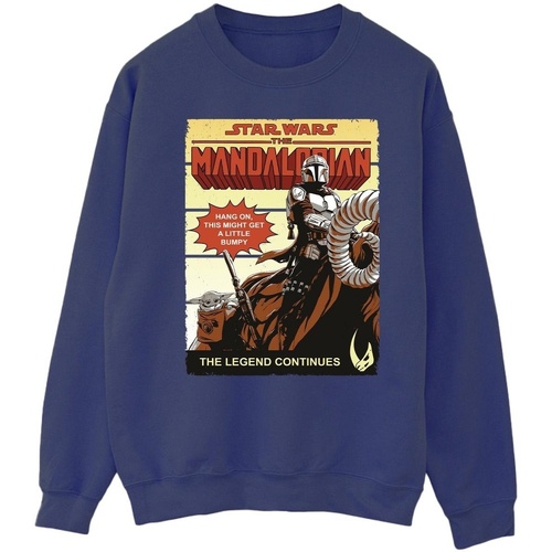 Vêtements Homme Sweats Star Wars The Mandalorian Bumpy Ride Bleu