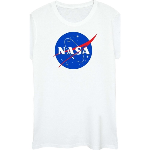 Vêtements Femme T-shirts manches longues Nasa BI51917 Blanc