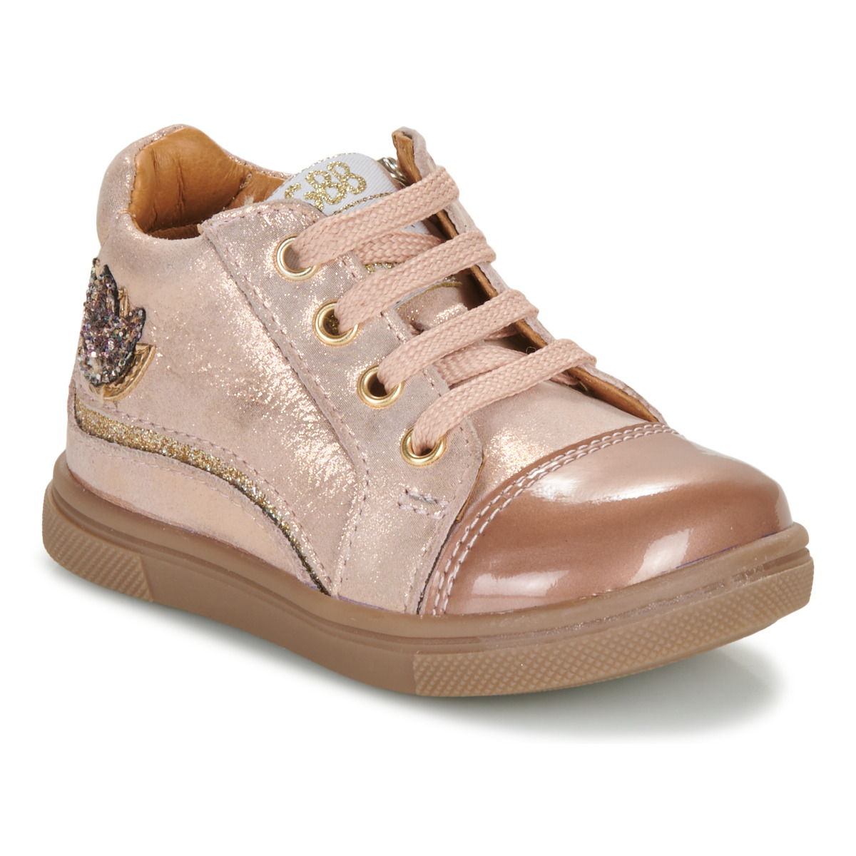 Chaussures Fille Baskets montantes GBB INES Rose