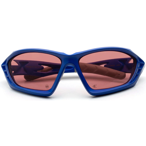 Montres & Bijoux Lunettes de soleil Briko UZ3 Vin Lunettes de soleil, Bleu/Rouge, 67 mm Bleu