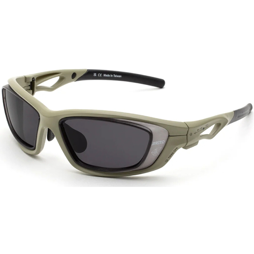 Montres & Bijoux Lunettes de soleil Briko OAJ Boost Lunettes de soleil, Vert/Gris, 58 mm Vert