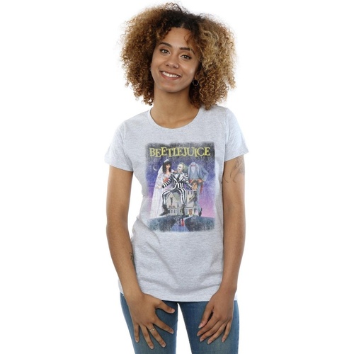 Vêtements Femme T-shirts manches longues Beetlejuice BI12033 Gris