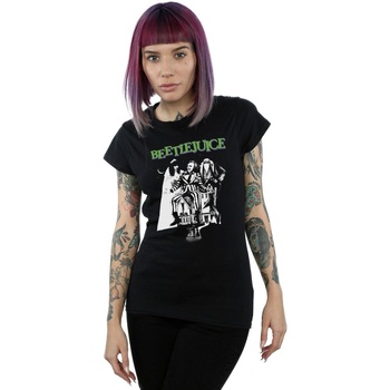 Vêtements Femme T-shirts manches longues Beetlejuice BI12068 Noir