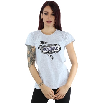 Vêtements Femme T-shirts manches longues Beetlejuice BI12101 Gris