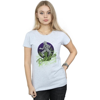 Vêtements Femme T-shirts manches longues Beetlejuice BI12102 Gris