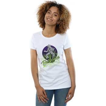 Vêtements Femme T-shirts manches longues Beetlejuice BI12102 Blanc