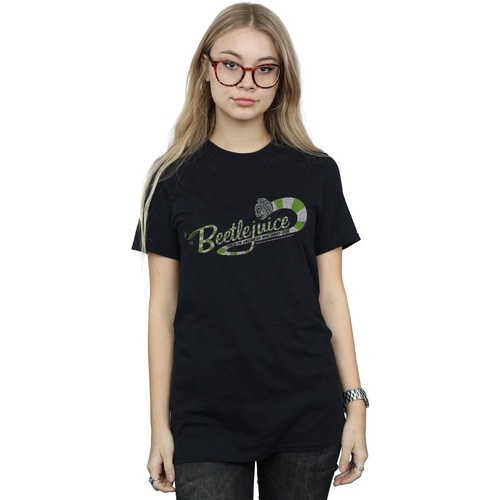 Vêtements Femme T-shirts manches longues Beetlejuice BI14462 Noir