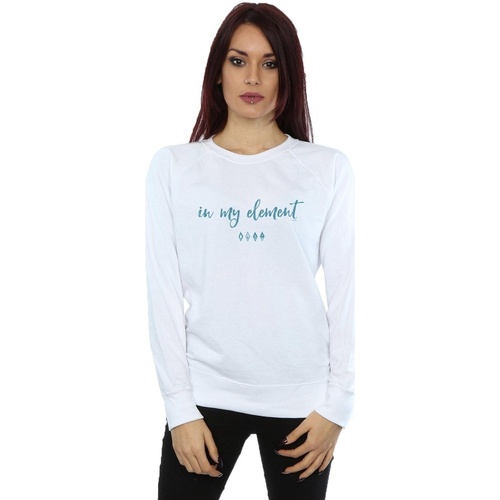 Vêtements Femme Sweats Disney Frozen 2 In My Element Blanc