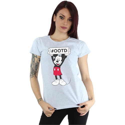 Vêtements Femme T-shirts manches longues Disney Outfit Of The Day Gris