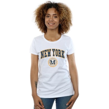 Vêtements Femme T-shirts manches longues Disney New York Blanc