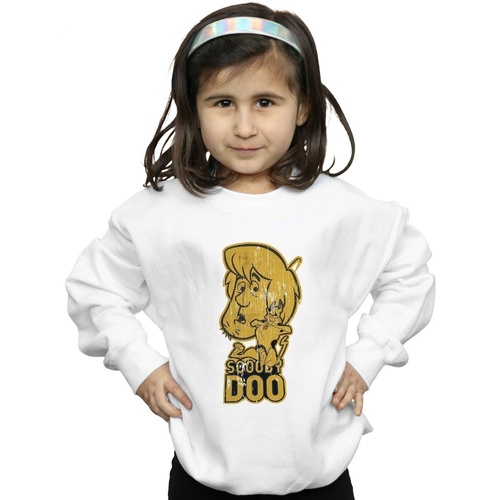 Vêtements Fille Sweats Scooby Doo BI33568 Blanc