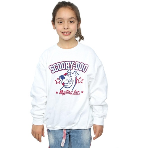 Vêtements Fille Sweats Scooby Doo Collegiate Blanc