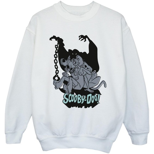 Vêtements Fille Sweats Scooby Doo Scared Jump Blanc