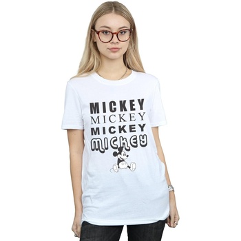 Vêtements Femme T-shirts manches longues Disney BI36018 Blanc