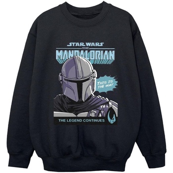 Vêtements Garçon Sweats Star Wars The Mandalorian BI36430 Noir