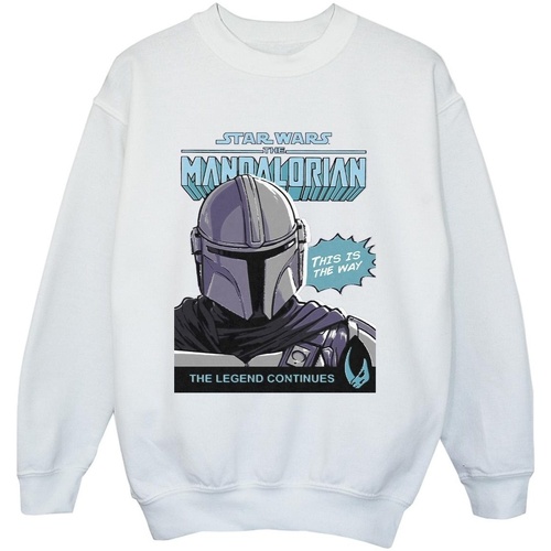 Vêtements Garçon Sweats Star Wars The Mandalorian BI36430 Blanc