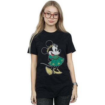 Vêtements Femme T-shirts manches longues Disney St Patrick's Day Noir