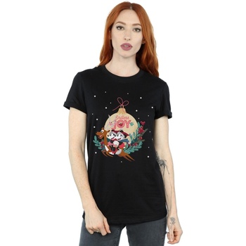 Vêtements Femme T-shirts manches longues Disney Endless Joy Noir