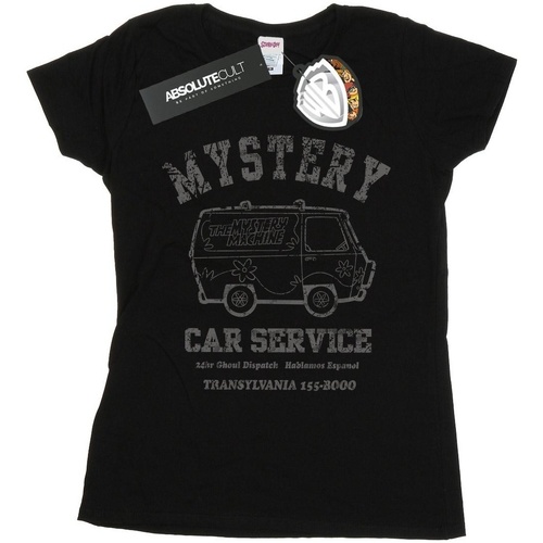 Vêtements Femme T-shirts manches longues Scooby Doo Mystery Car Service Noir