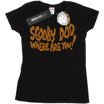 Vêtements Femme T-shirts manches longues Scooby Doo Where Are You Noir