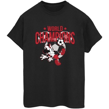 Vêtements Femme T-shirts manches longues Disney World Champions Noir