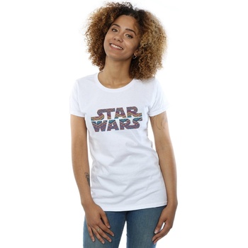 Vêtements Femme T-shirts manches longues Disney BI41090 Blanc