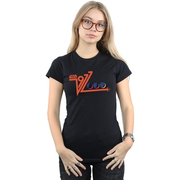 Vêtements Femme T-shirts manches longues Disney 1977 Death Star Noir