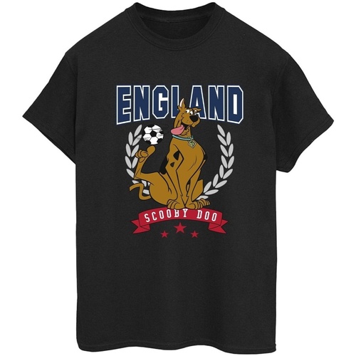 Vêtements Femme T-shirts manches longues Scooby Doo England Football Noir