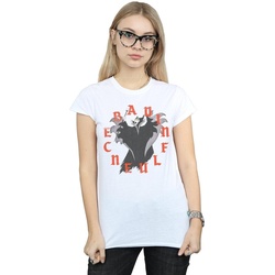 Vêtements Femme T-shirts manches longues Disney Bad Influence Blanc