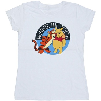 Vêtements Femme T-shirts manches longues Disney BI44845 Blanc