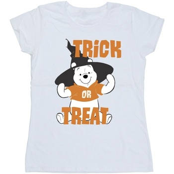 Vêtements Femme T-shirts manches longues Disney Trick Or Treat Blanc