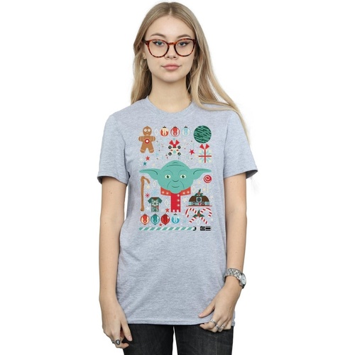 Vêtements Femme T-shirts manches longues Disney BI44894 Gris