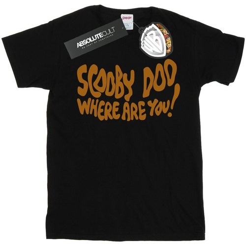 Vêtements Homme T-shirts manches longues Scooby Doo Where Are You Noir