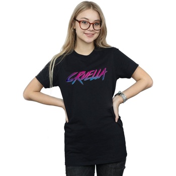 Vêtements Femme T-shirts manches longues Disney Rad Noir