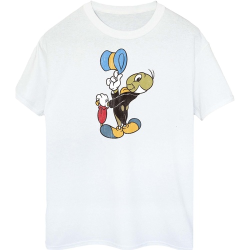 Vêtements Femme T-shirts manches longues Disney BI48060 Blanc