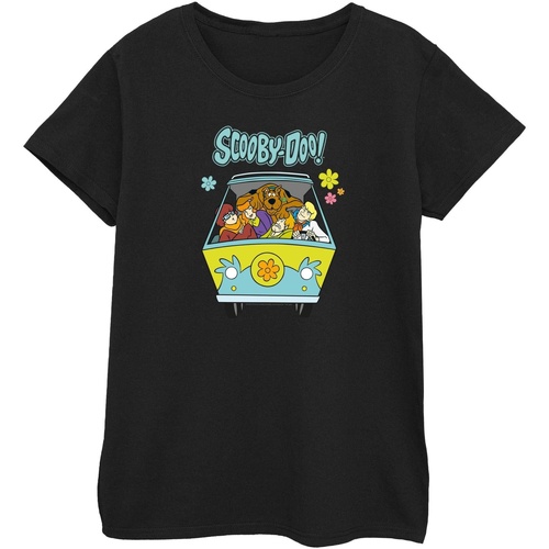 Vêtements Femme T-shirts manches longues Scooby Doo Mystery Machine Noir