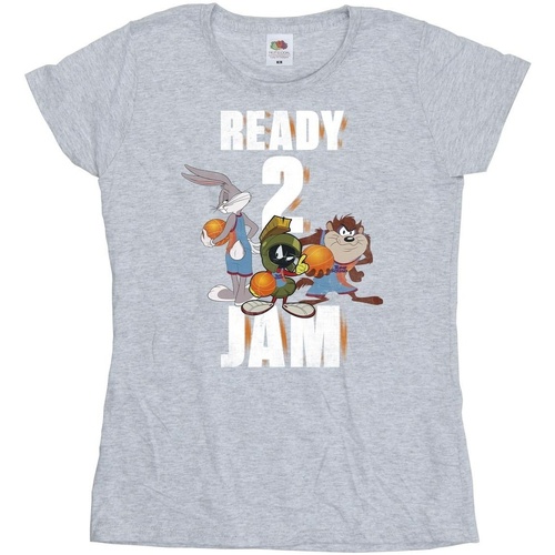 Vêtements Femme T-shirts manches longues Space Jam: A New Legacy Ready 2 Jam Gris