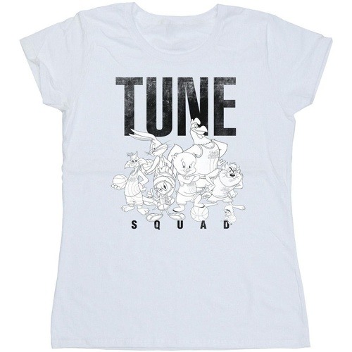 Vêtements Femme T-shirts manches longues Space Jam: A New Legacy Tune Squad Blanc