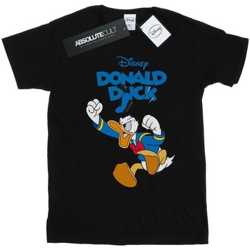 Vêtements Homme T-shirts manches longues Disney Furious Donald Noir