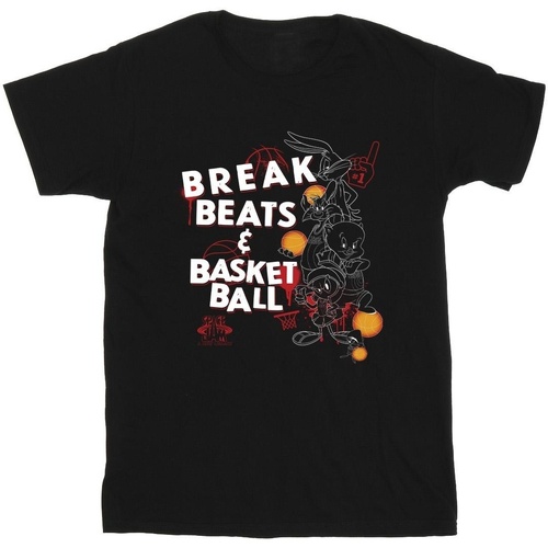 Vêtements Fille T-shirts manches longues Space Jam: A New Legacy Break Beats & Basketball Noir